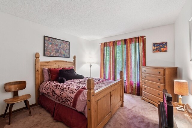 1648 Comstock Ln N, Plymouth, MN 55447 - bedroom featuring light carpet and a textured ceiling