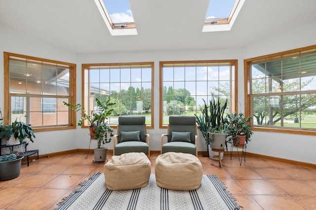 360 Karens Way NW, Alexandria, MN 56308 - sunroom / solarium with a skylight and tile patterned floors