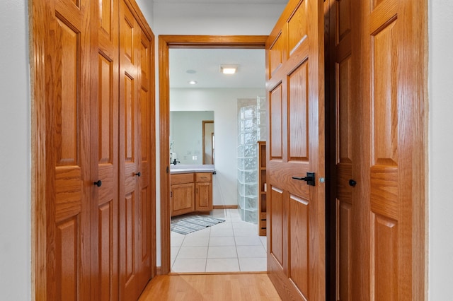 360 Karens Way NW, Alexandria, MN 56308 - corridor featuring light tile patterned floors