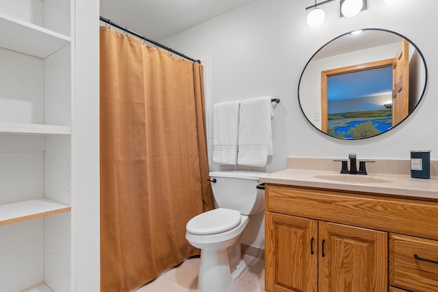 360 Karens Way NW, Alexandria, MN 56308 - full bath with vanity, tile patterned flooring, and a shower with curtain