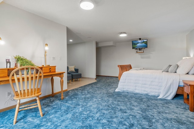360 Karens Way NW, Alexandria, MN 56308 - carpeted bedroom featuring an office area and baseboards
