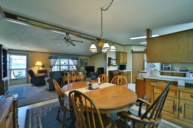 30348 422nd Ln, Aitkin, MN 56431 - dining room featuring ceiling fan