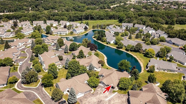 1954 Topaz Pointe Ln SW, Rochester, MN 55902 - aerial perspective of suburban area with a large body of water