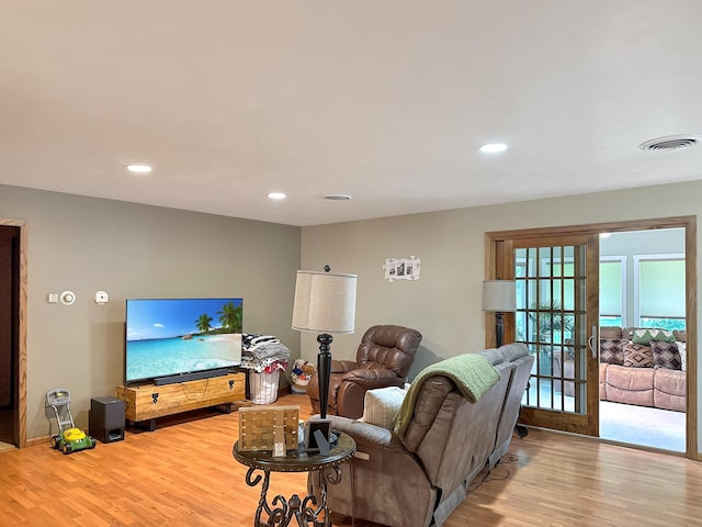 3033 Redwood Ave, Slayton, MN 56172 - living area with wood finished floors and recessed lighting