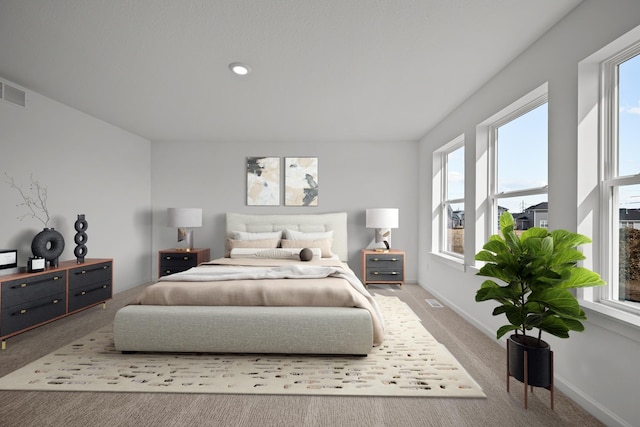 TBB Trinity, Shakopee, MN 55379 - bedroom featuring carpet floors, multiple windows, and recessed lighting