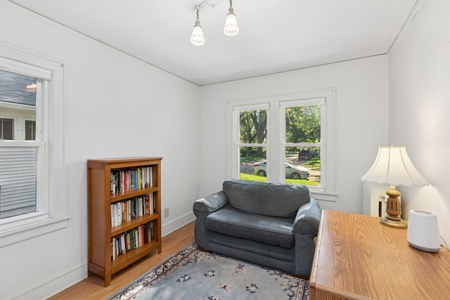 275 Pascal St S, Saint Paul, MN 55105 - sitting room featuring wood finished floors and baseboards