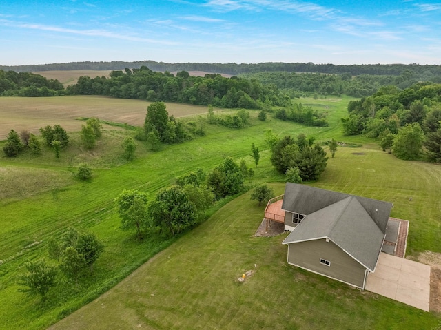 615 18th St, Prairie Lake Twp, WI 54728 - aerial view of sparsely populated area