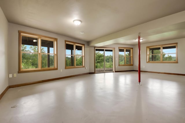 615 18th St, Prairie Lake Twp, WI 54728 - unfurnished room with concrete floors and healthy amount of natural light