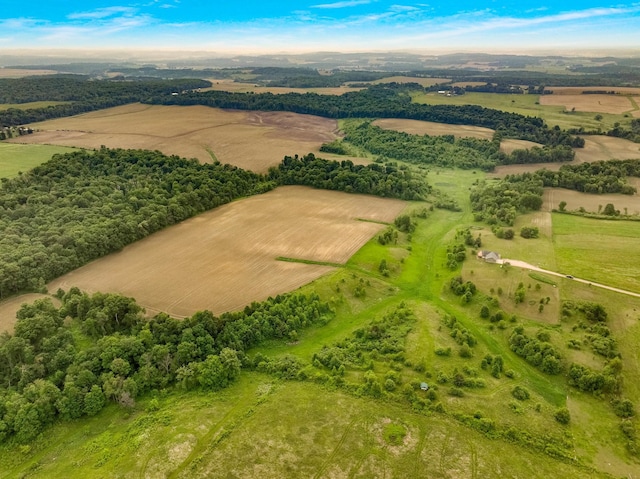 615 18th St, Prairie Lake Twp, WI 54728 - aerial view of sparsely populated area