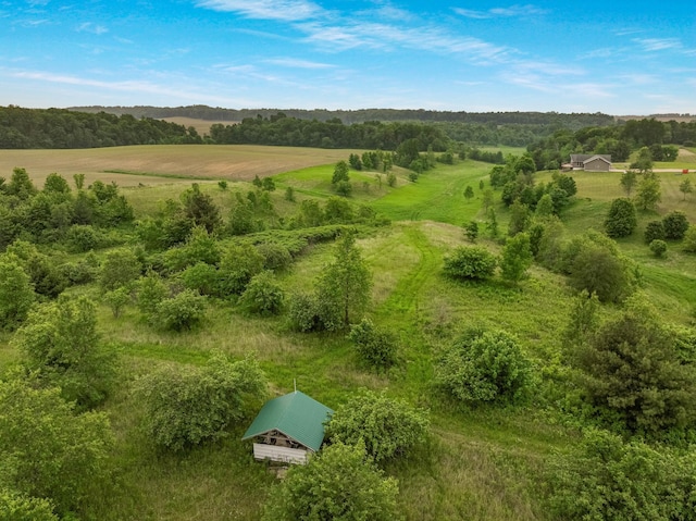615 18th St, Prairie Lake Twp, WI 54728 - aerial view of sparsely populated area