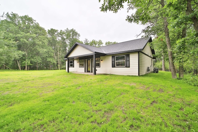 14729 Wildflower Dr, Baxter, MN 56425 - ranch-style home featuring a front lawn and a shingled roof