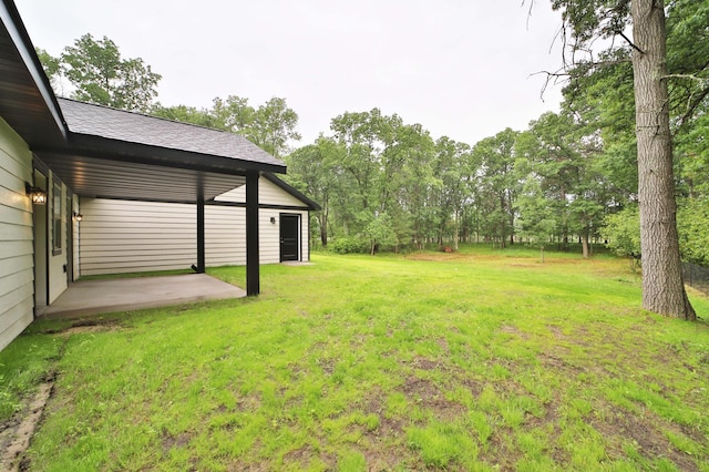 14729 Wildflower Dr, Baxter, MN 56425 - view of grassy yard with a patio area