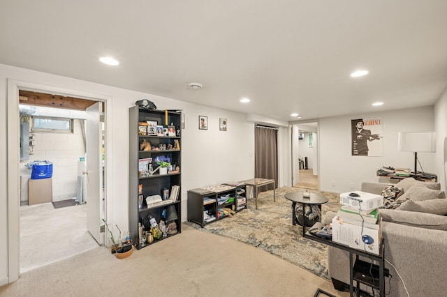 3420 Parkview Blvd, Robbinsdale, MN 55422 - living area with recessed lighting and light carpet