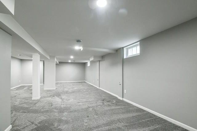 4220 Brookside Ave, Saint Louis Park, MN 55416 - below grade area with carpet and baseboards