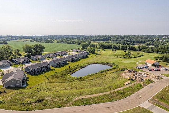 5413 Queens Dr NW, Rochester, MN 55901 - aerial view of residential area with a large body of water