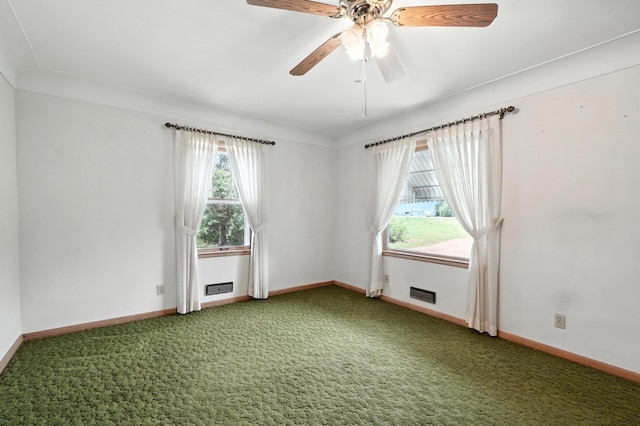 8775 County Road 10 E, Waconia, MN 55387 - empty room with carpet floors and a ceiling fan