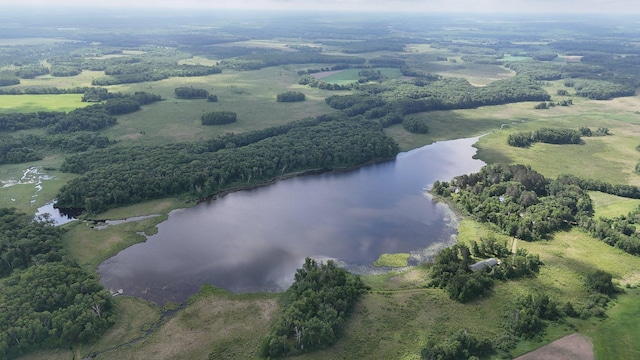38071 248th St, Hillman, MN 56338 - aerial view of property and surrounding area featuring a nearby body of water