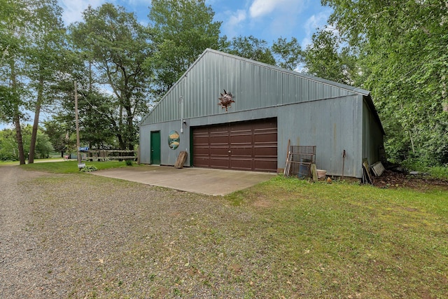 38071 248th St, Hillman, MN 56338 - view of detached garage