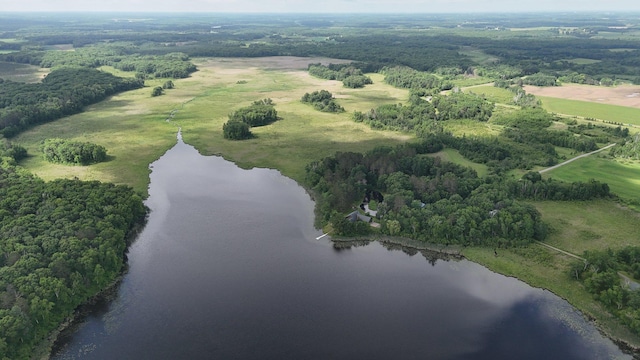 38071 248th St, Hillman, MN 56338 - aerial view of property and surrounding area with a large body of water