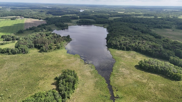 38071 248th St, Hillman, MN 56338 - aerial view of property's location featuring a nearby body of water and rural landscape