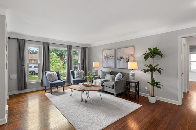 6045 Oakland Ave, Minneapolis, MN 55417 - living area with wood finished floors and healthy amount of natural light