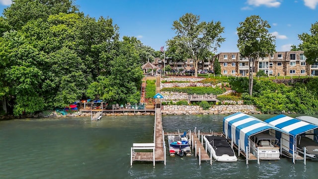 4371 Wilshire Blvd Unit 107, Mound, MN 55364 - dock featuring a water view
