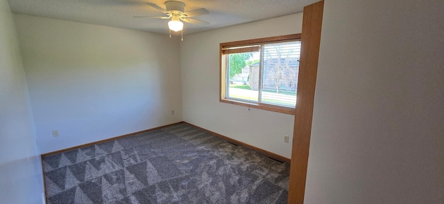 5293 Manchester Dr Unit 1, Maple Plain, MN 55359 - spare room with dark carpet and a ceiling fan