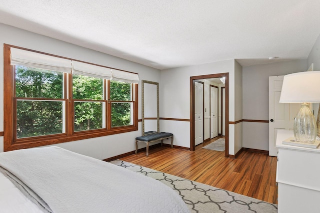 10301 Brunswick Cir, Bloomington, MN 55438 - bedroom featuring wood finished floors and a textured ceiling