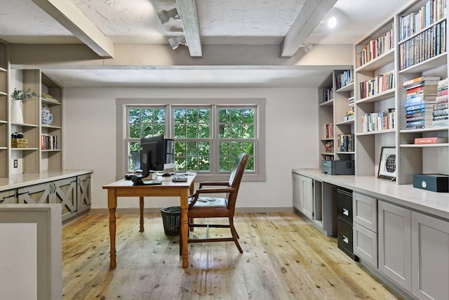 10301 Brunswick Cir, Bloomington, MN 55438 - office space with beam ceiling and light wood finished floors