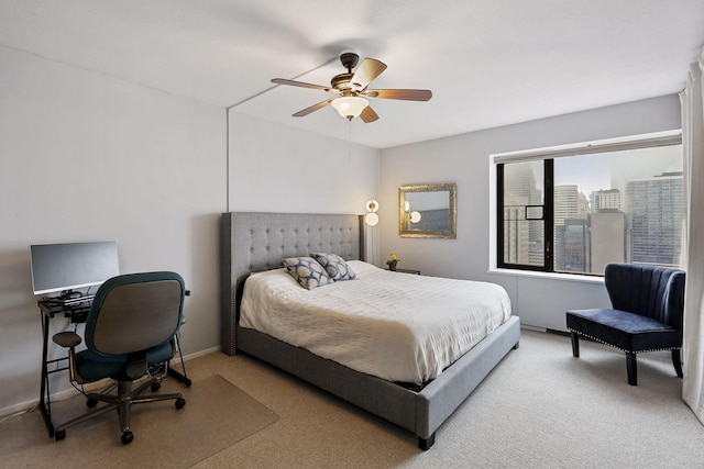 19 1st St Unit B2207, Minneapolis, MN 55401 - bedroom with carpet flooring and ceiling fan