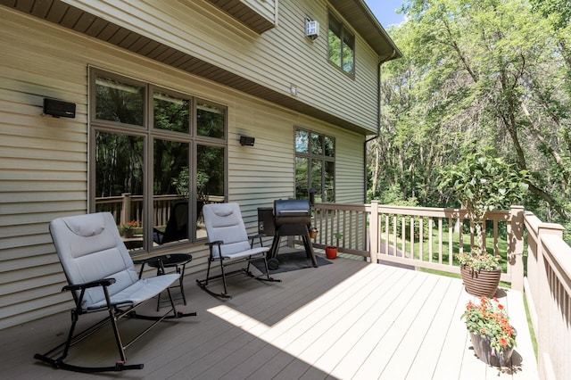 13756 Skyline Cir, Louisville Twp, MN 55379 - view of wooden deck