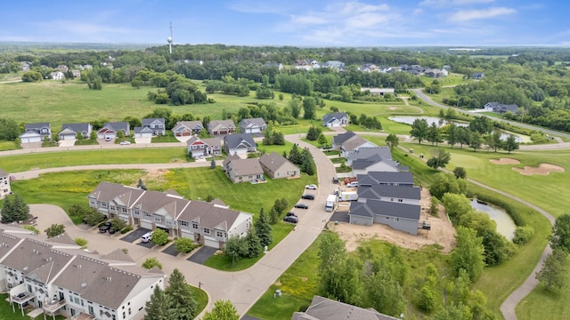 9769 Pinehurst Ct, Elko New Market, MN 55020 - aerial perspective of suburban area featuring a large body of water and a golf course