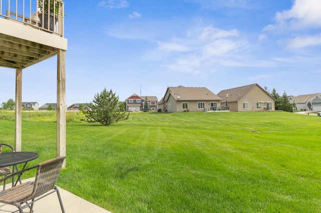 9769 Pinehurst Ct, Elko New Market, MN 55020 - view of green lawn featuring a residential view and a patio area