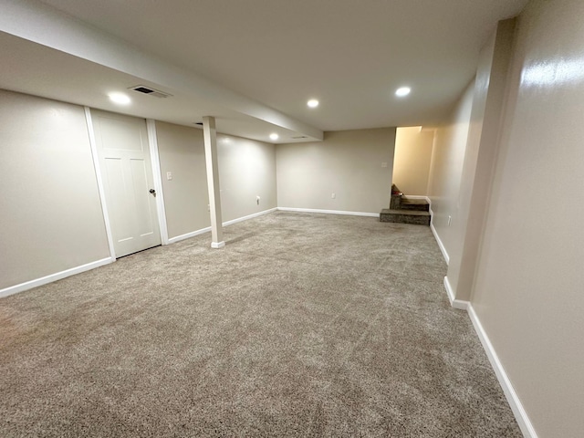 434 Rose Ave E, Saint Paul, MN 55130 - finished basement with carpet floors and recessed lighting