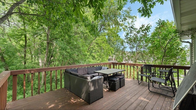 539 Deer Ridge Ln S, Maplewood, MN 55119 - view of deck