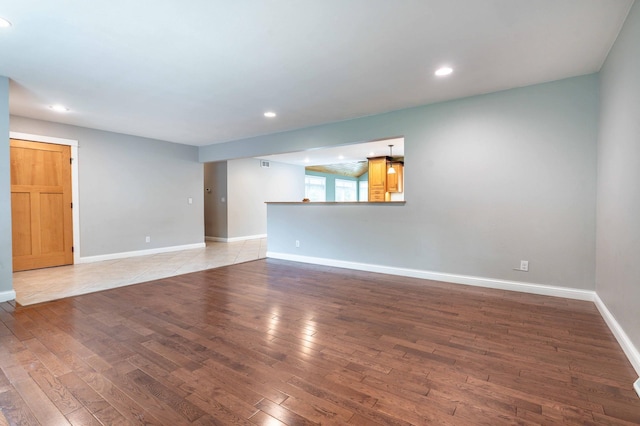 1430 Hoot Lake Dr, Fergus Falls, MN 56537 - unfurnished room featuring light wood-style floors and recessed lighting