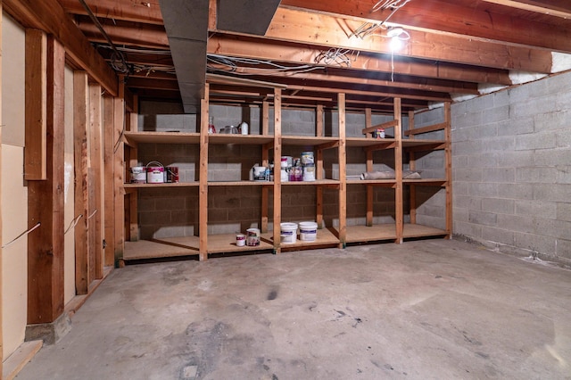 1430 Hoot Lake Dr, Fergus Falls, MN 56537 - unfinished below grade area featuring concrete block wall