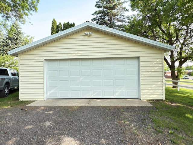 301 Maple St W, Frederic, WI 54837 - view of detached garage