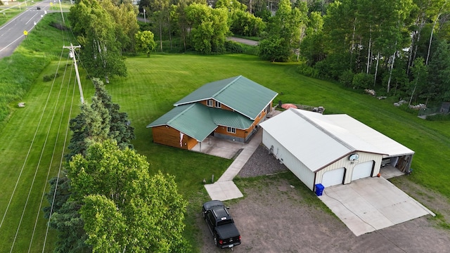 3653 Front St, Barnum, MN 55707 - view from above of property featuring a tree filled landscape
