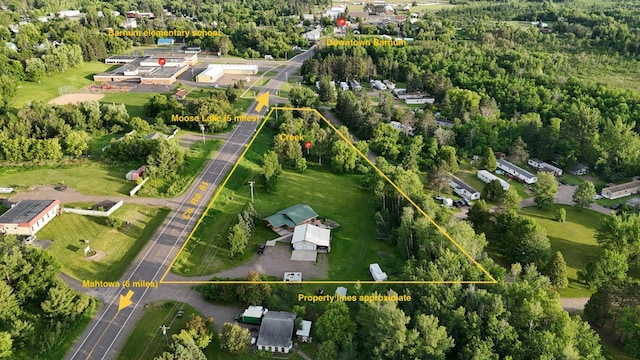 3653 Front St, Barnum, MN 55707 - view of property location featuring property parcel outlined
