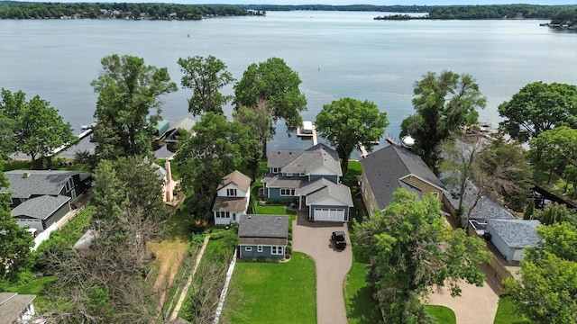 5459 Bartlett Blvd, Mound, MN 55364 - aerial overview of property's location featuring nearby suburban area and a nearby body of water