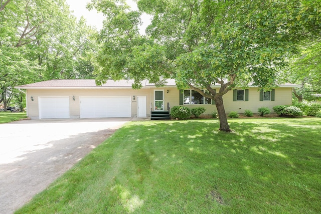 2303 Parkview Rd NE, Alexandria, MN 56308 - view of front of house featuring driveway, an attached garage, and a front yard