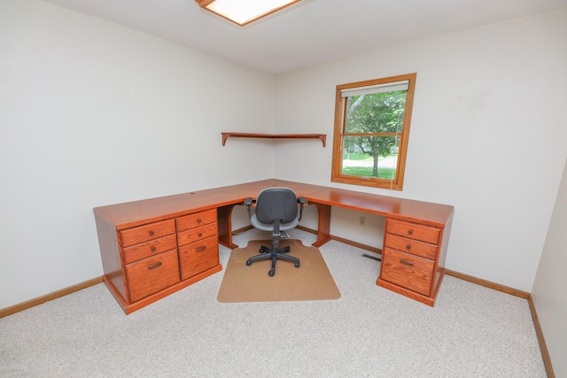 2303 Parkview Rd NE, Alexandria, MN 56308 - carpeted office space featuring baseboards and built in study area