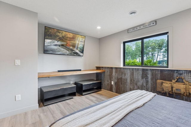 12105 285th St, Lindstrom, MN 55045 - bedroom with wood finished floors and recessed lighting