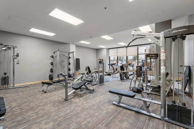 740 Portland Ave Unit 801, Minneapolis, MN 55415 - gym featuring carpet