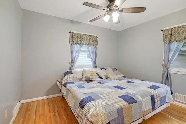 16725 Anna Trl SE, Prior Lake, MN 55372 - bedroom featuring wood finished floors and a ceiling fan