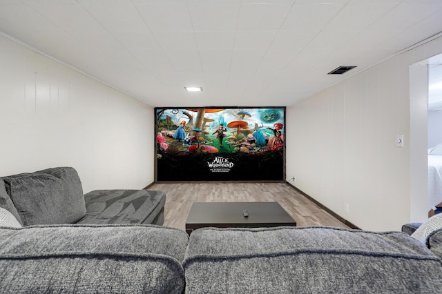 16725 Anna Trl SE, Prior Lake, MN 55372 - home theater room with wood finished floors
