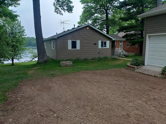 1959 79th St, Georgetown Twp, WI 54853 - rear view of property with a lawn