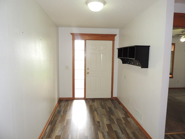 38 Glenview Loop, Saint Cloud, MN 56303 - foyer featuring dark wood finished floors and ceiling fan