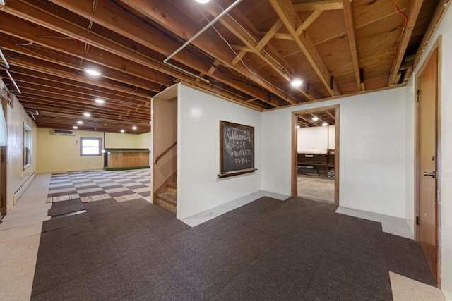713 Sherman St, North Mankato, MN 56003 - below grade area featuring stairs